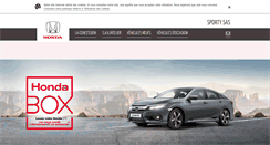 Desktop Screenshot of honda-rouen.com