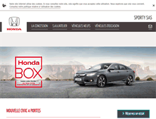 Tablet Screenshot of honda-rouen.com